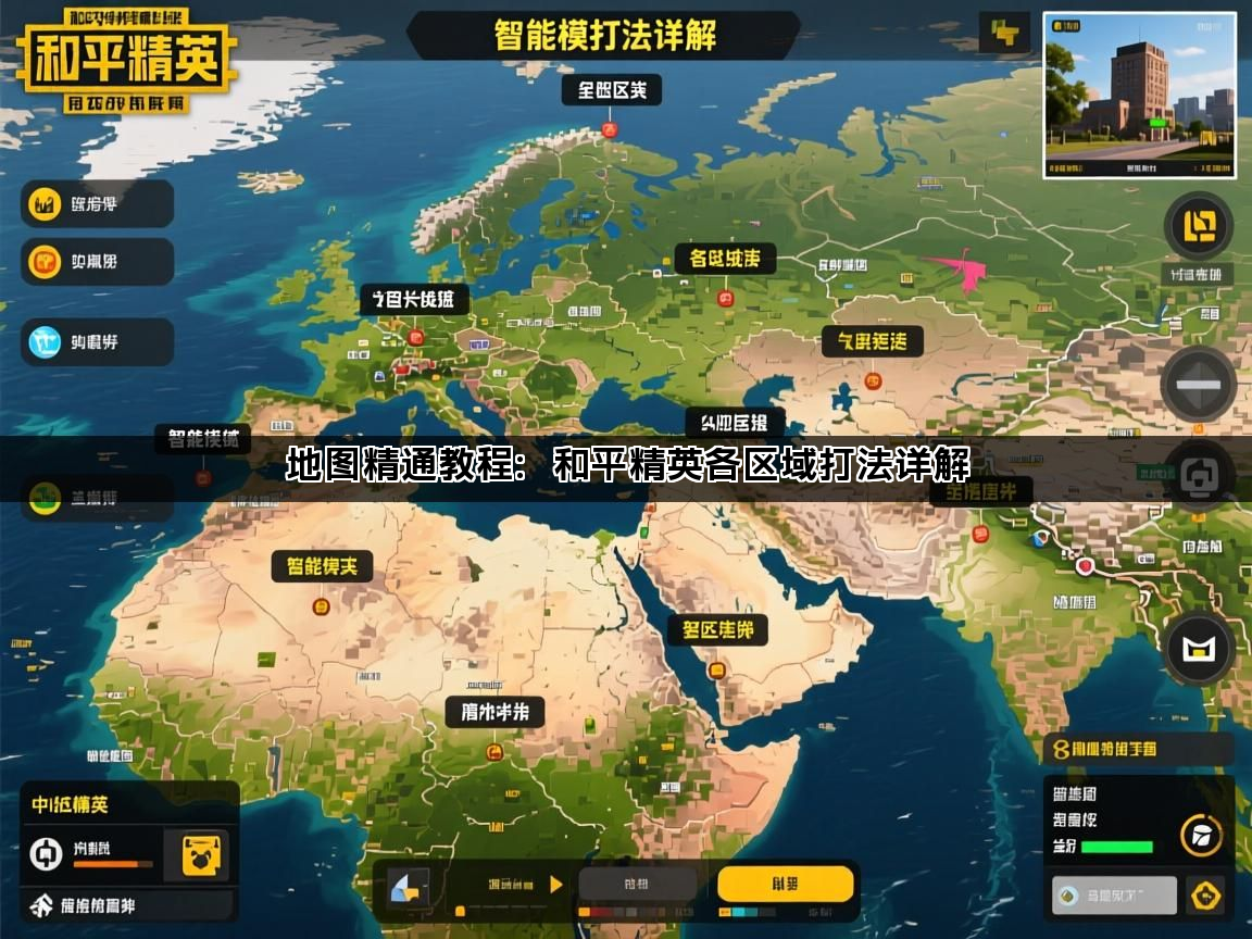 地图精通教程：和平精英各区域打法详解(图1)