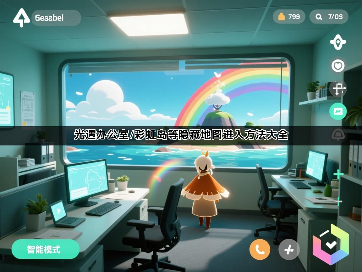 光遇办公室/彩虹岛等隐藏地图进入方法大全(图1)
