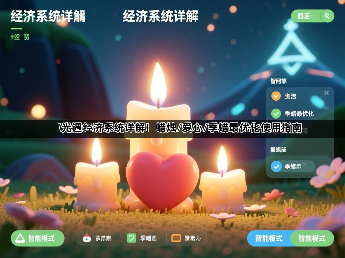【光遇经济系统详解】蜡烛/爱心/季蜡最优化使用指南(图1)