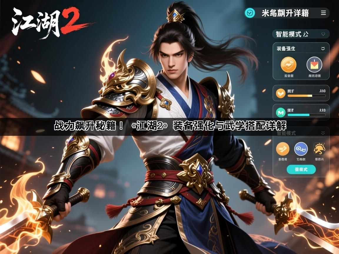 战力飙升秘籍！《江湖2》装备强化与武学搭配详解(图1)