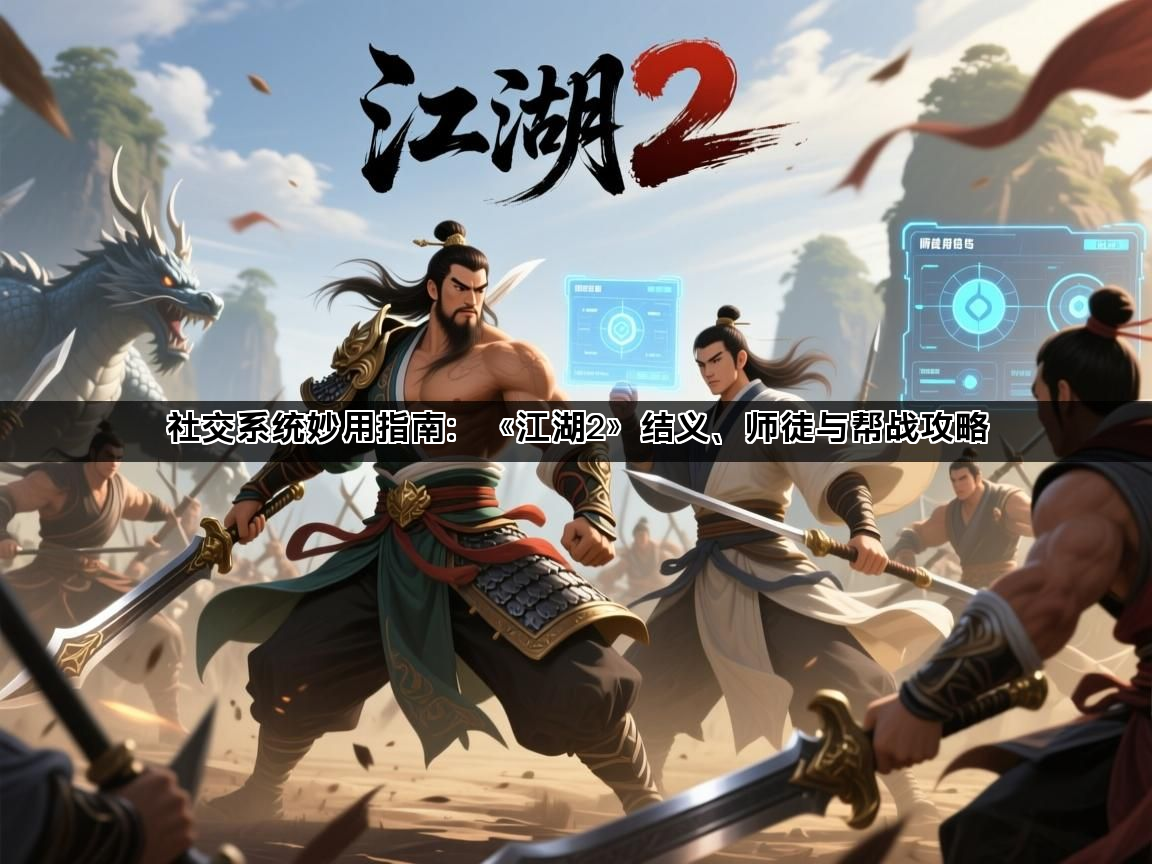 社交系统妙用指南：《江湖2》结义、师徒与帮战攻略(图1)