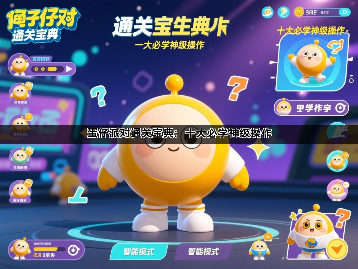 蛋仔派对通关宝典：十大必学神级操作(图1)