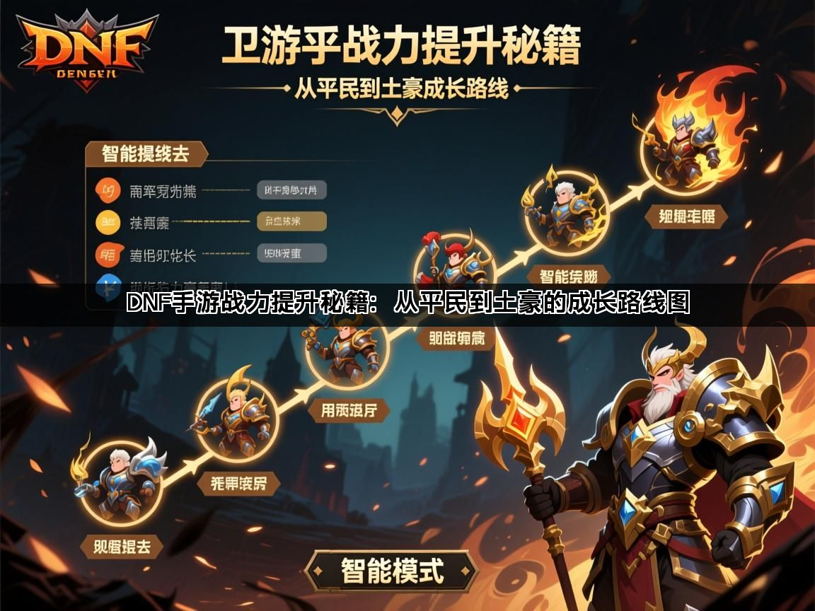 DNF手游战力提升秘籍：从平民到土豪的成长路线图