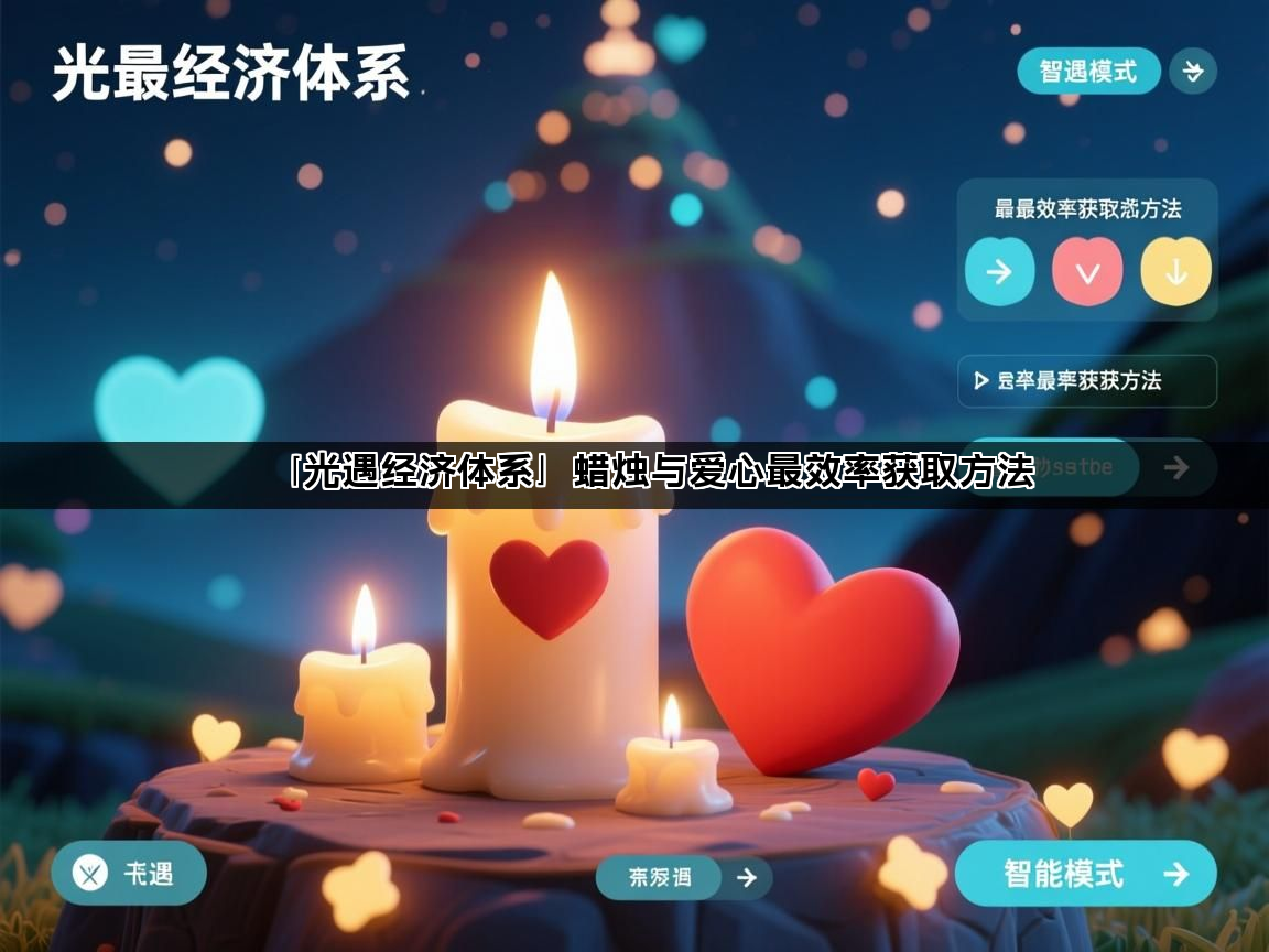 「光遇经济体系」蜡烛与爱心最效率获取方法