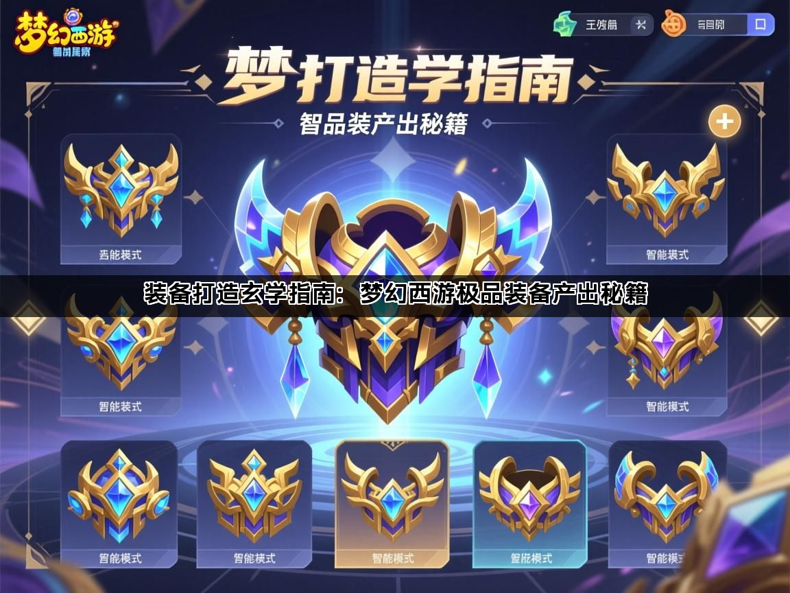 装备打造玄学指南：梦幻西游极品装备产出秘籍