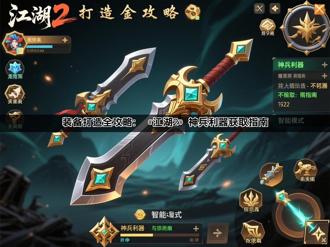 装备打造全攻略：《江湖2》神兵利器获取指南