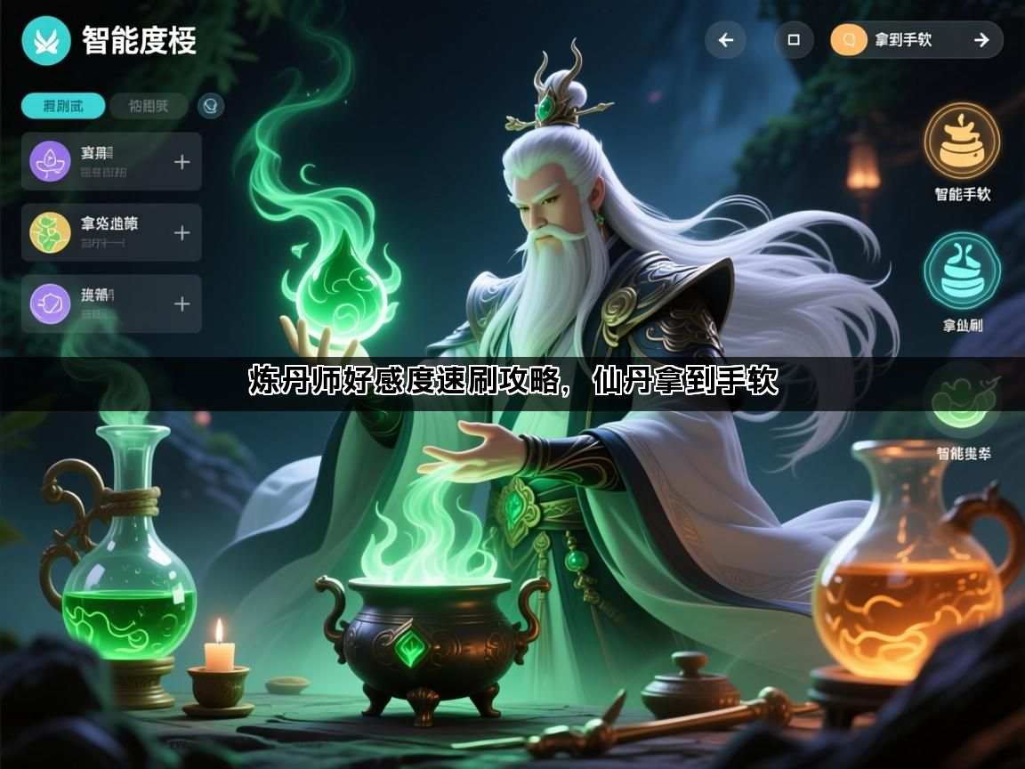 炼丹师好感度速刷攻略，仙丹拿到手软