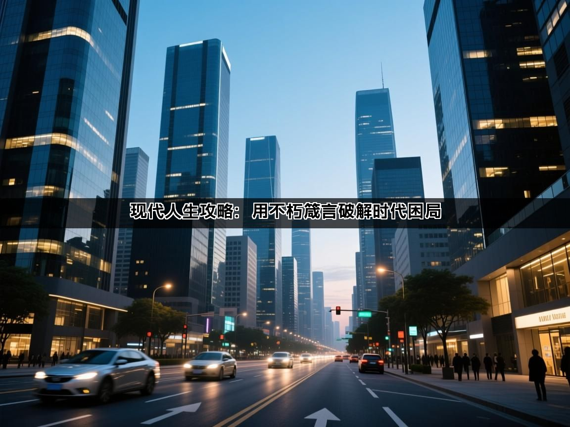 现代人生攻略：用不朽箴言破解时代困局